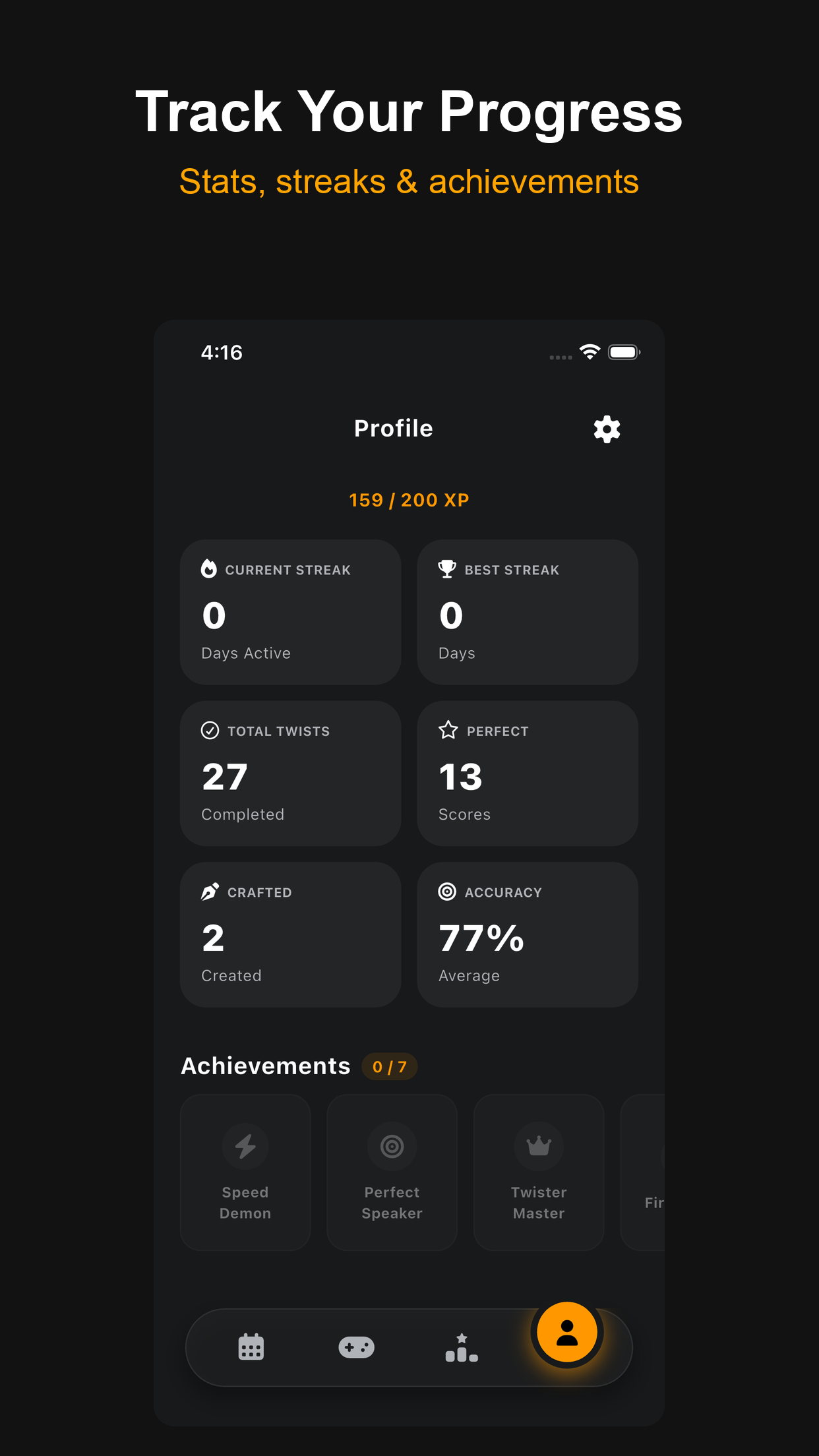 Track Your Progress
